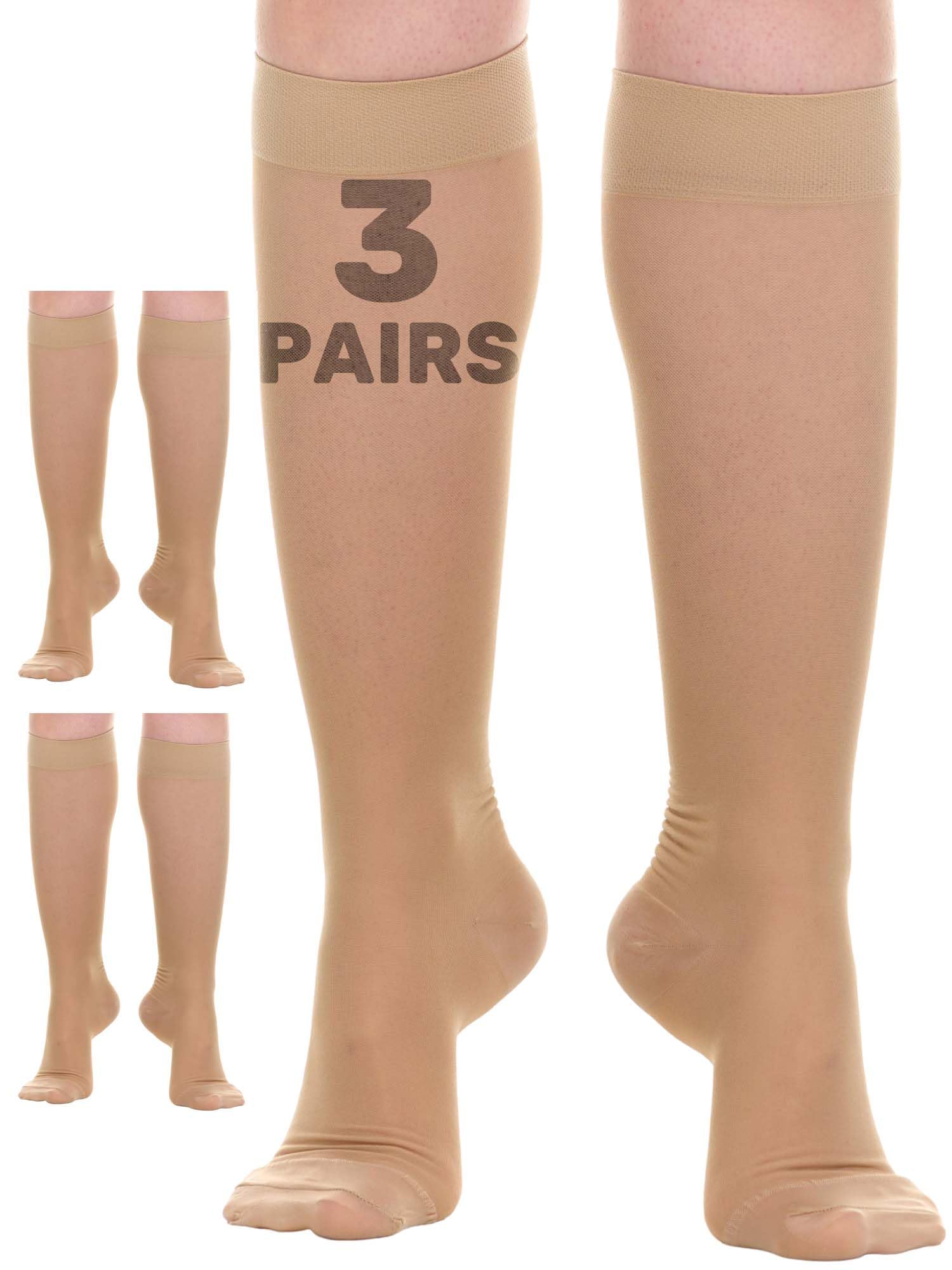 Sheer Short Length Compression Socks 20-30mmHg