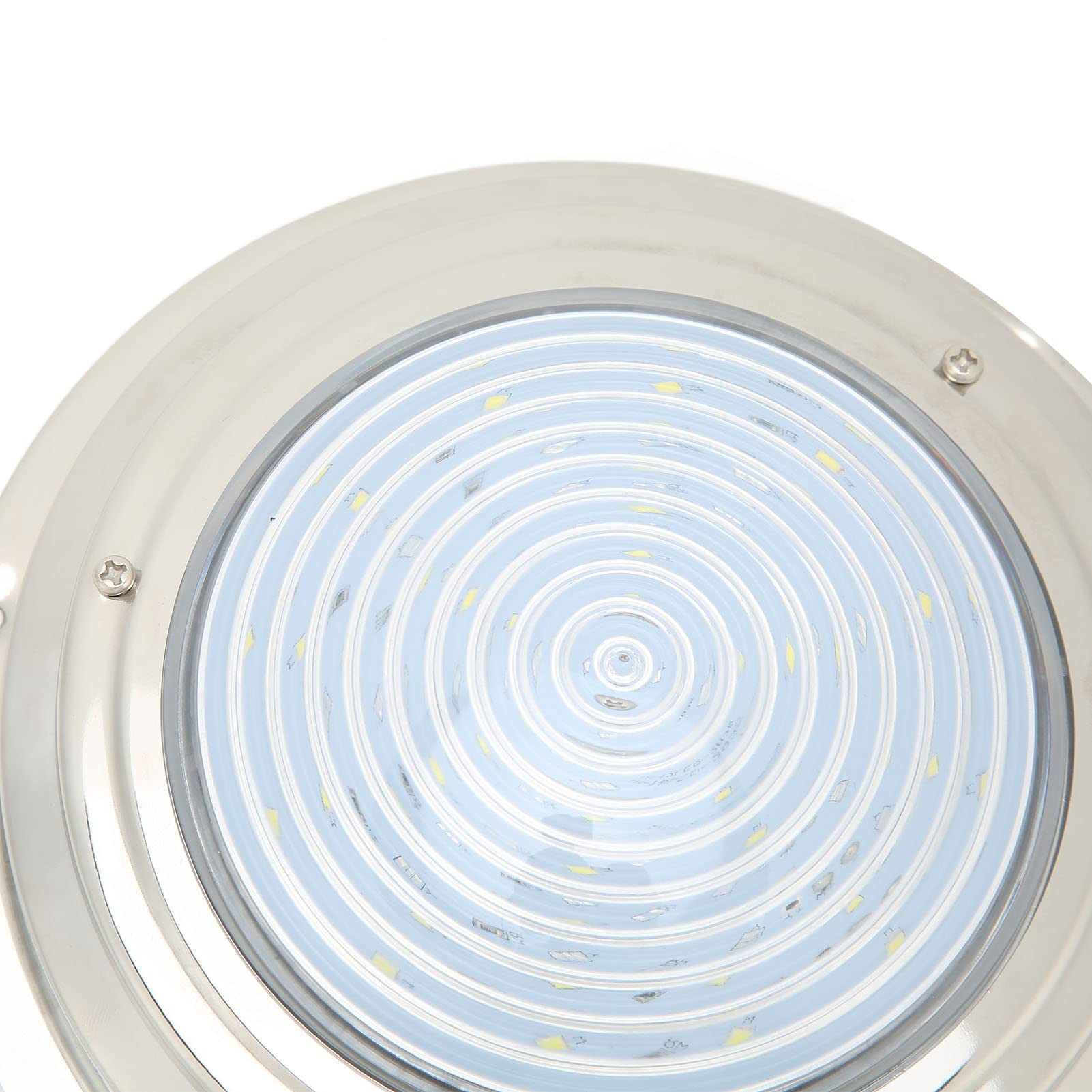DAUZ Luces de Cortesía Marinas LED, Luz Brillante 3.2W 12VDC Luces de Cabina de Barco de Alta Resistencia 6.5in a Prueba de óxido para Caravana (Luz Blanca y Luz Roja)