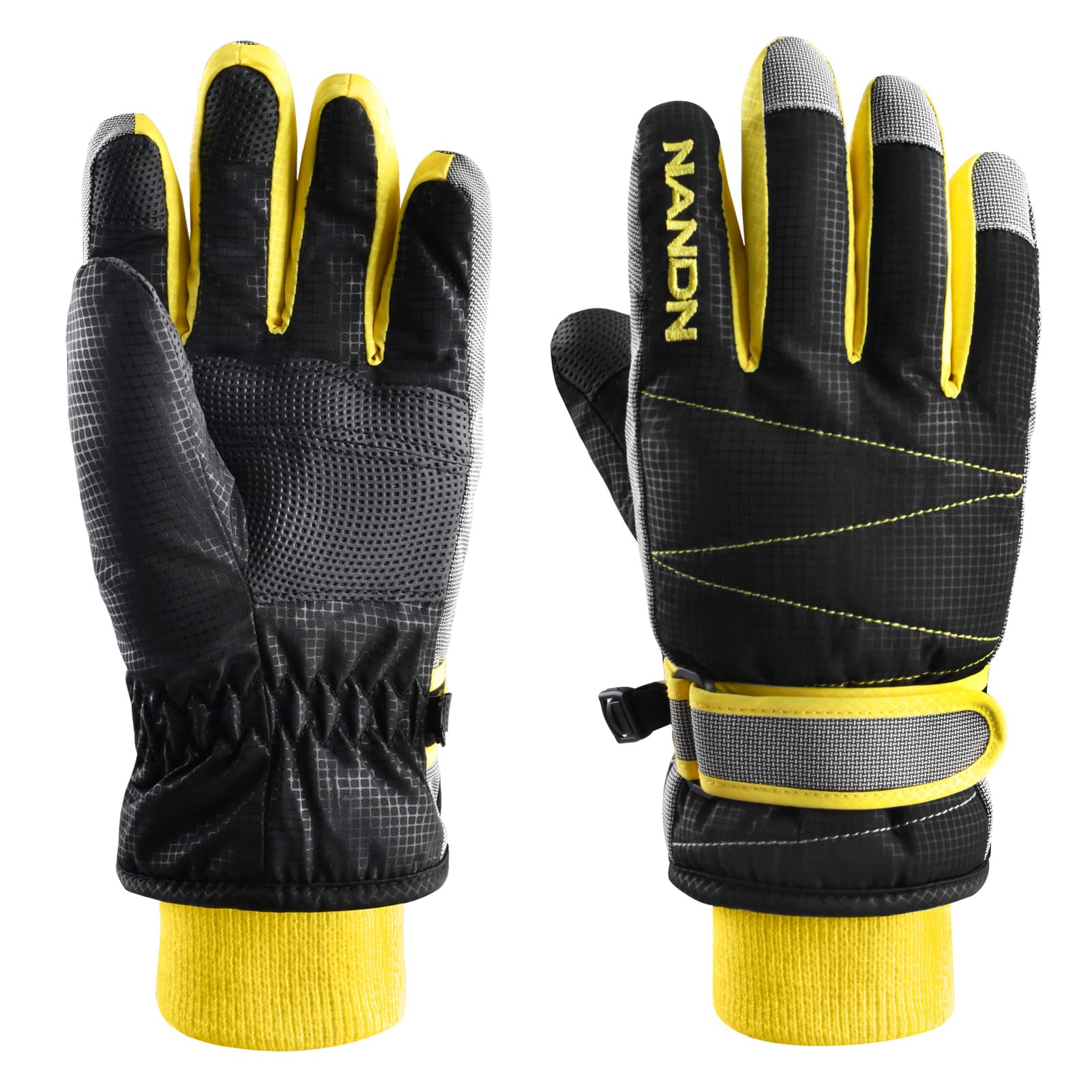 Azarxis Kids Children Ski Gloves Winter Snow Gloves Waterproof Winter Warm Glove for Snowboarding, Sledding