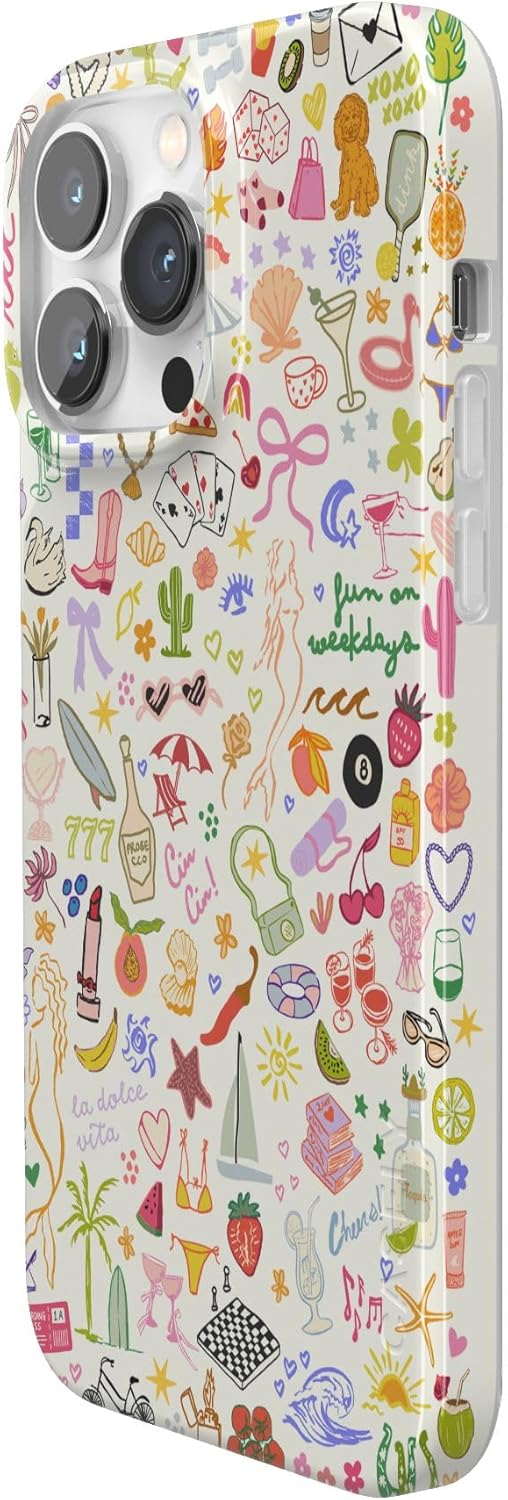 Casely iPhone 14 Pro Max Case | All The Fun Things | Fun on Weekdays | Compatible with MagSafe | Classic Ultra Thin Design