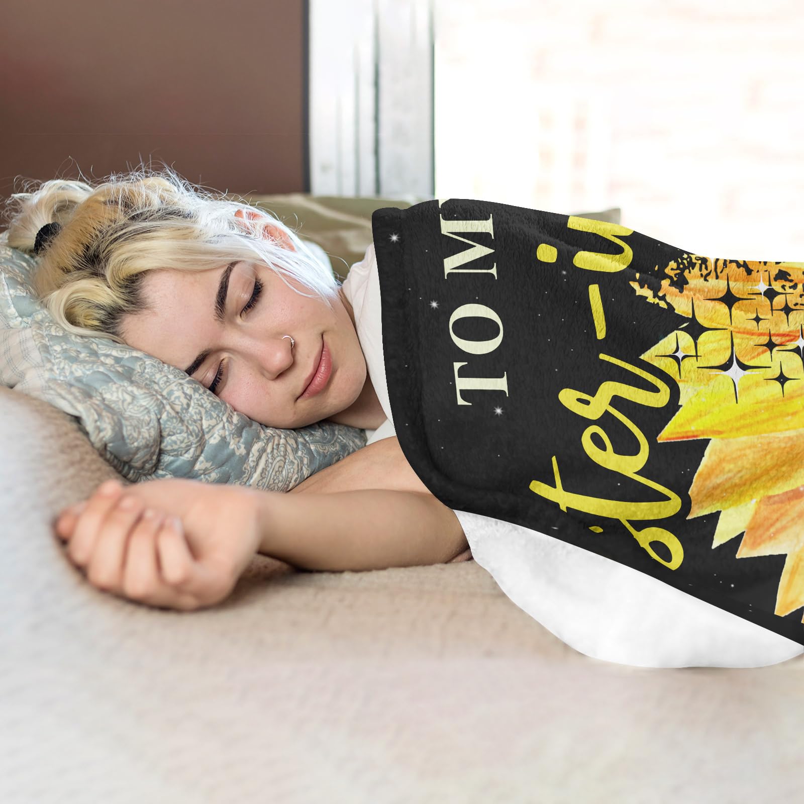 puekrtoa Sister in Law Birthday Gifts, Gift for Sister in Law for Women, Best Sisters-in-Law Wedding Gift Ideas, Sisters in Law Throw Blanket 60"X50"