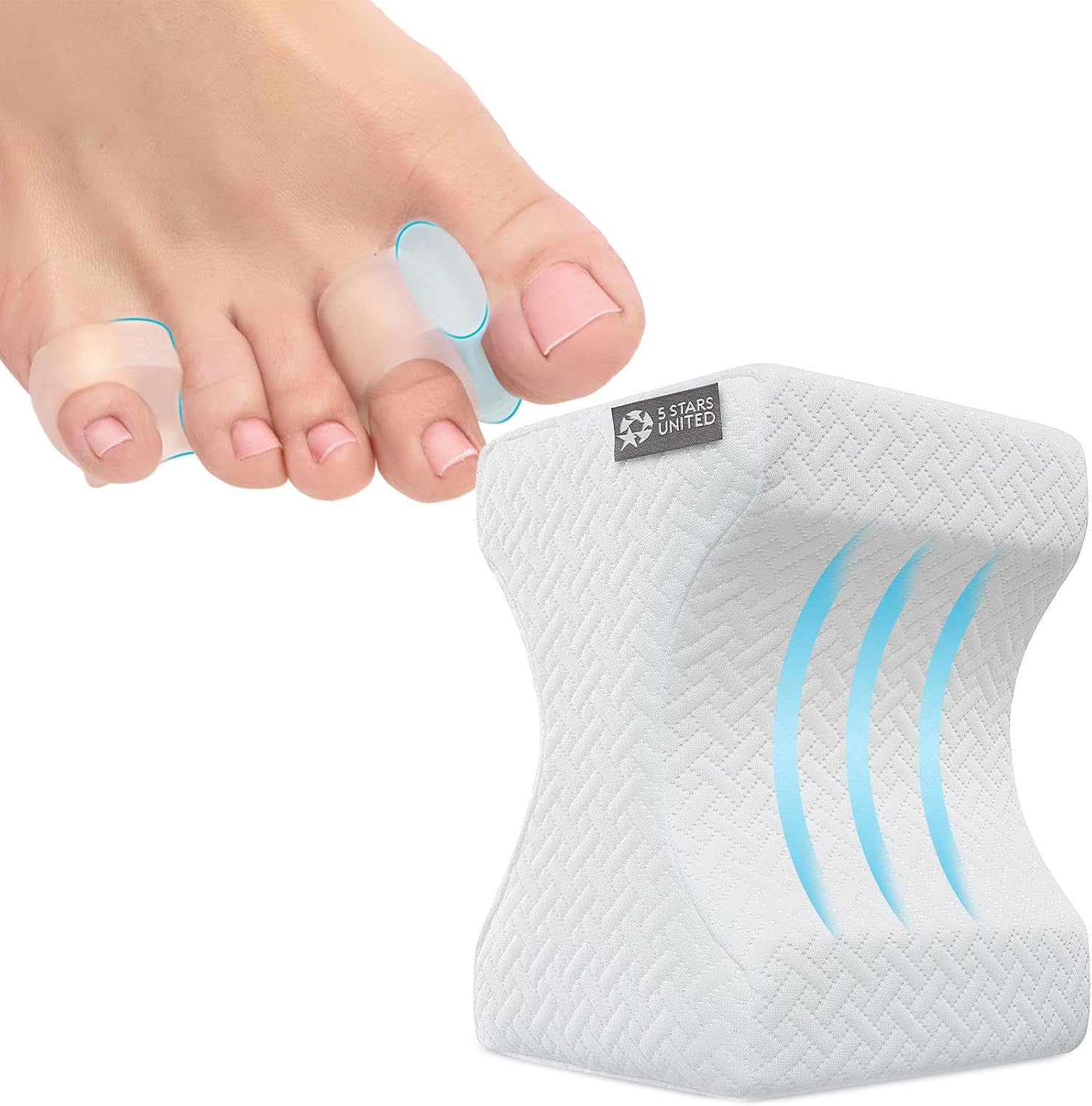 5 STARS UNITED Toe Separators 4 Big and 2 Pinky Toe