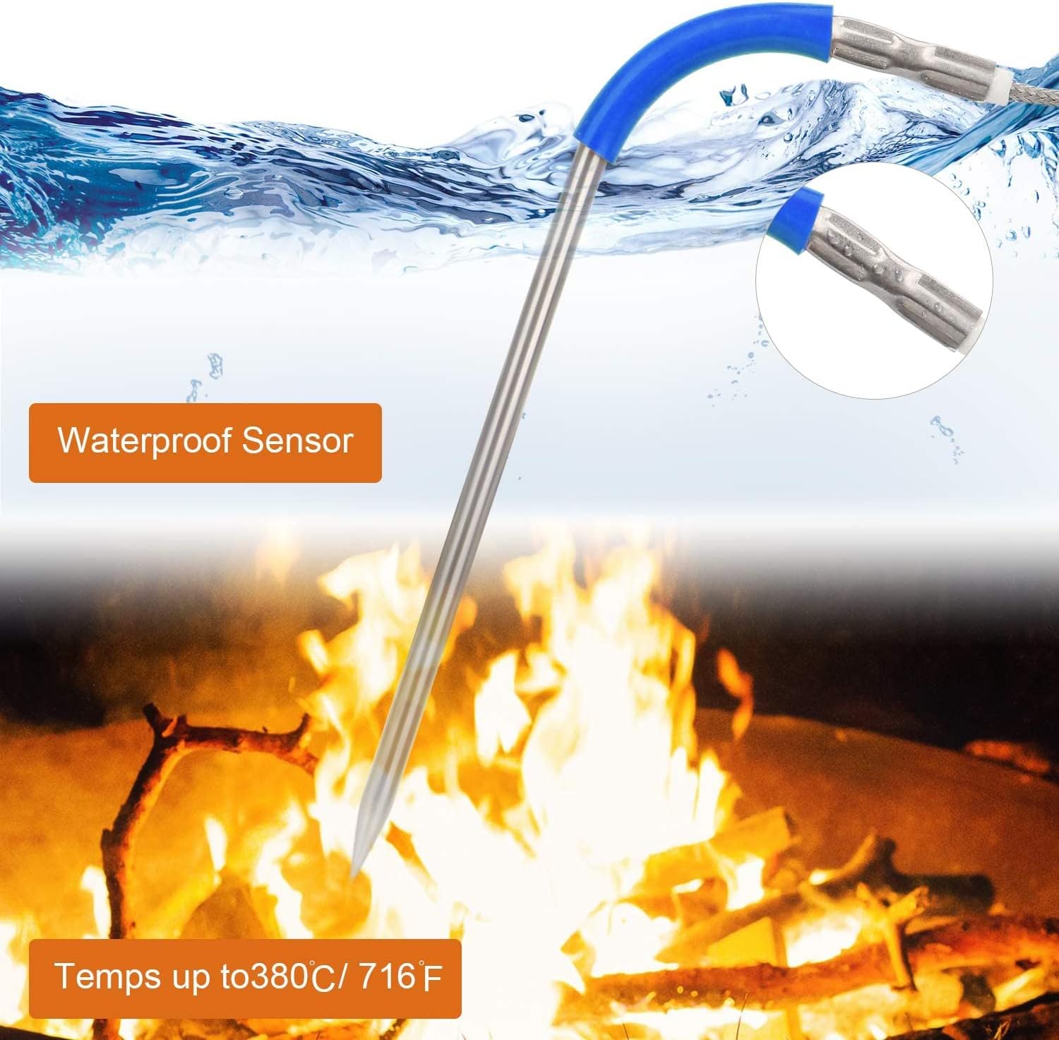 4-Pack Meat Probe for Weber iGrill