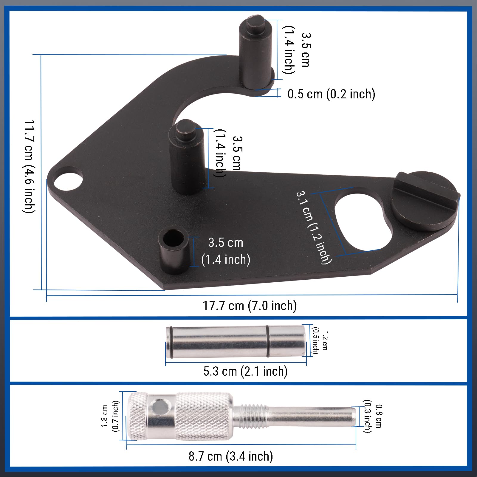 Utensile di Blocco dell'albero a camme OEM: Mot1880, Mot1907 | Compatibile con Infiniti, Nissan e Renault V9X diesel 3.0 litri