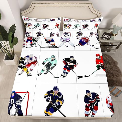 Miniatura 8 de Juego de ropa de cama con diseño de estrella de mar de playa, diseño de velero con bolsillo profundo, para niños y niñas, criaturas marinas, juego