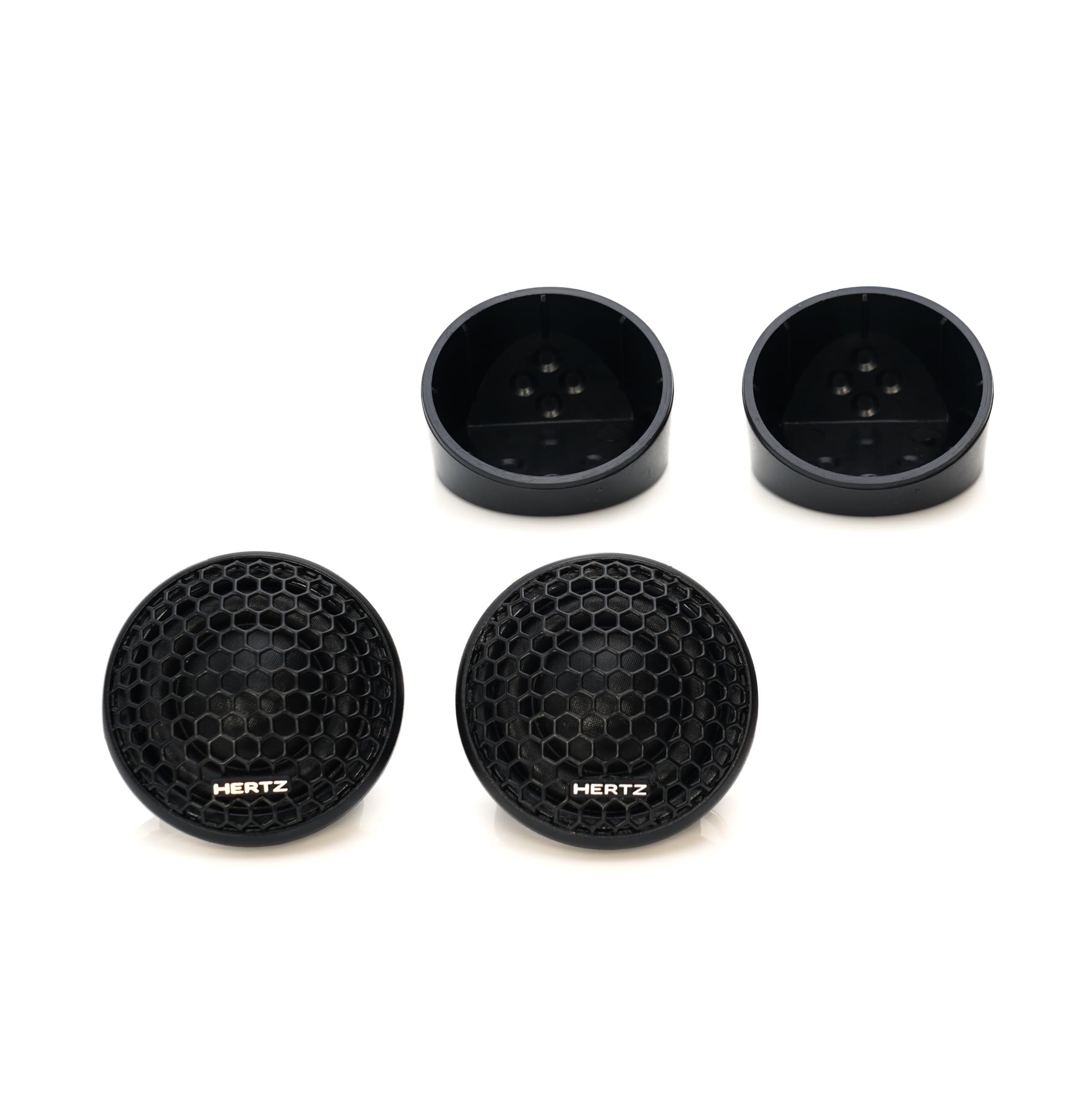 Hertz CK 165 F – Sistema audio a due vie per auto con woofer slim da 165 mm, tweeter da 26 mm, crossover e griglie - 270W