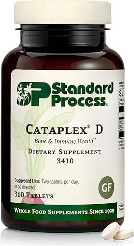 Standard Process Cataplex D - Apoya la función inmunológica, la densidad ósea y la absorción de minerales, suplemento de salud inmunológica con