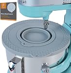 Silicone Mixer Bowl Cover Compatible with KitchenAid 6-7 Quart Bowl-Lift Stand Mixers, Mixing Bowl Lid Dustproof and Splash-Proof(Grey)