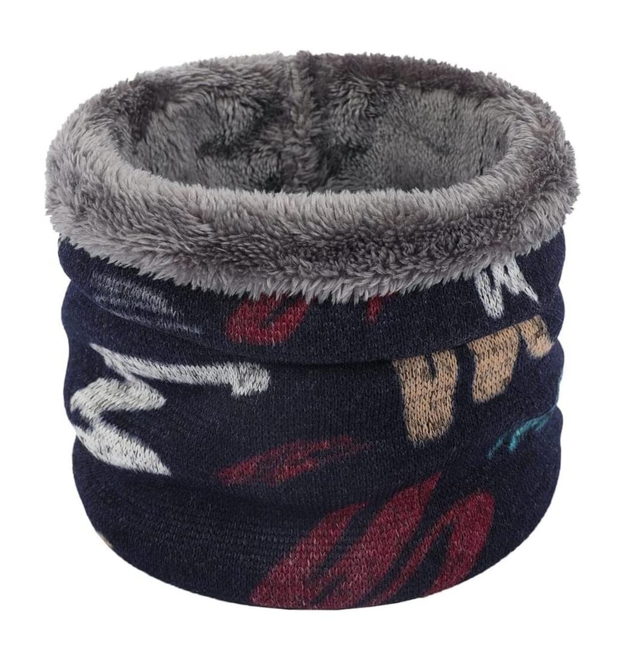 Bufanda Chal Bufanda Pañuelo De Punto Cálido Cuello De Forro Polar Grueso Vintage Para Térmica Suave y Cálida