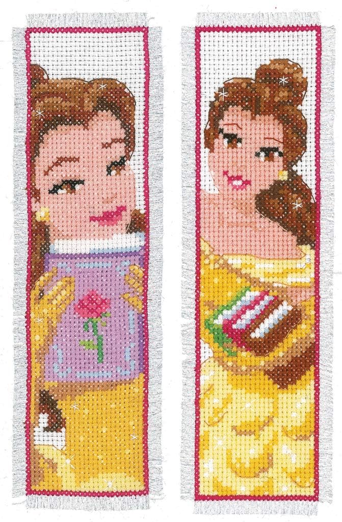 Vervaco Cross Stitch Bookmark Kit Beauty (Set of 2) 2.4" x 8"