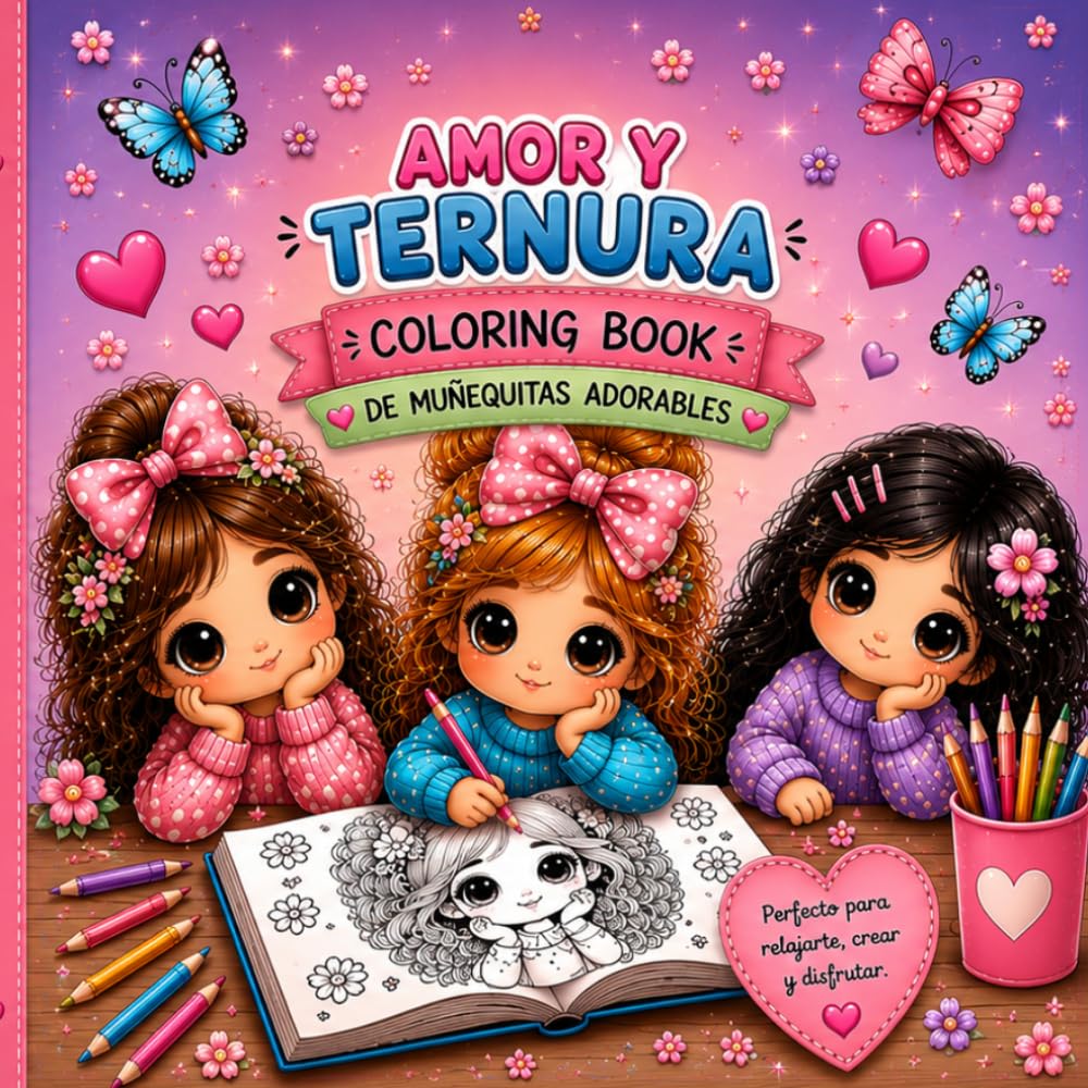 Amor y ternura: coloring book