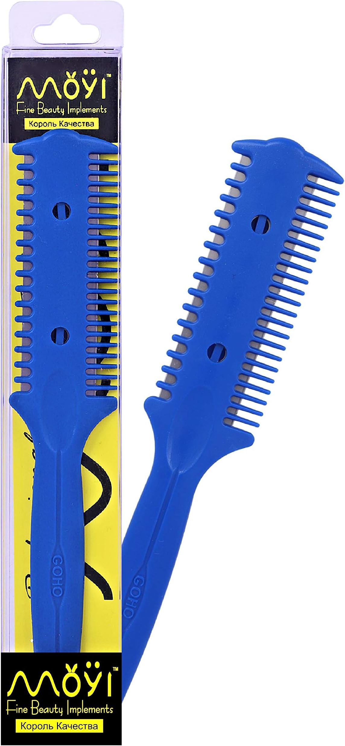 Moyi™ Professional Multi-Functional Hair Cut Comb Hairdressing Thinning Trimmer For Home DIY & Salons PV10