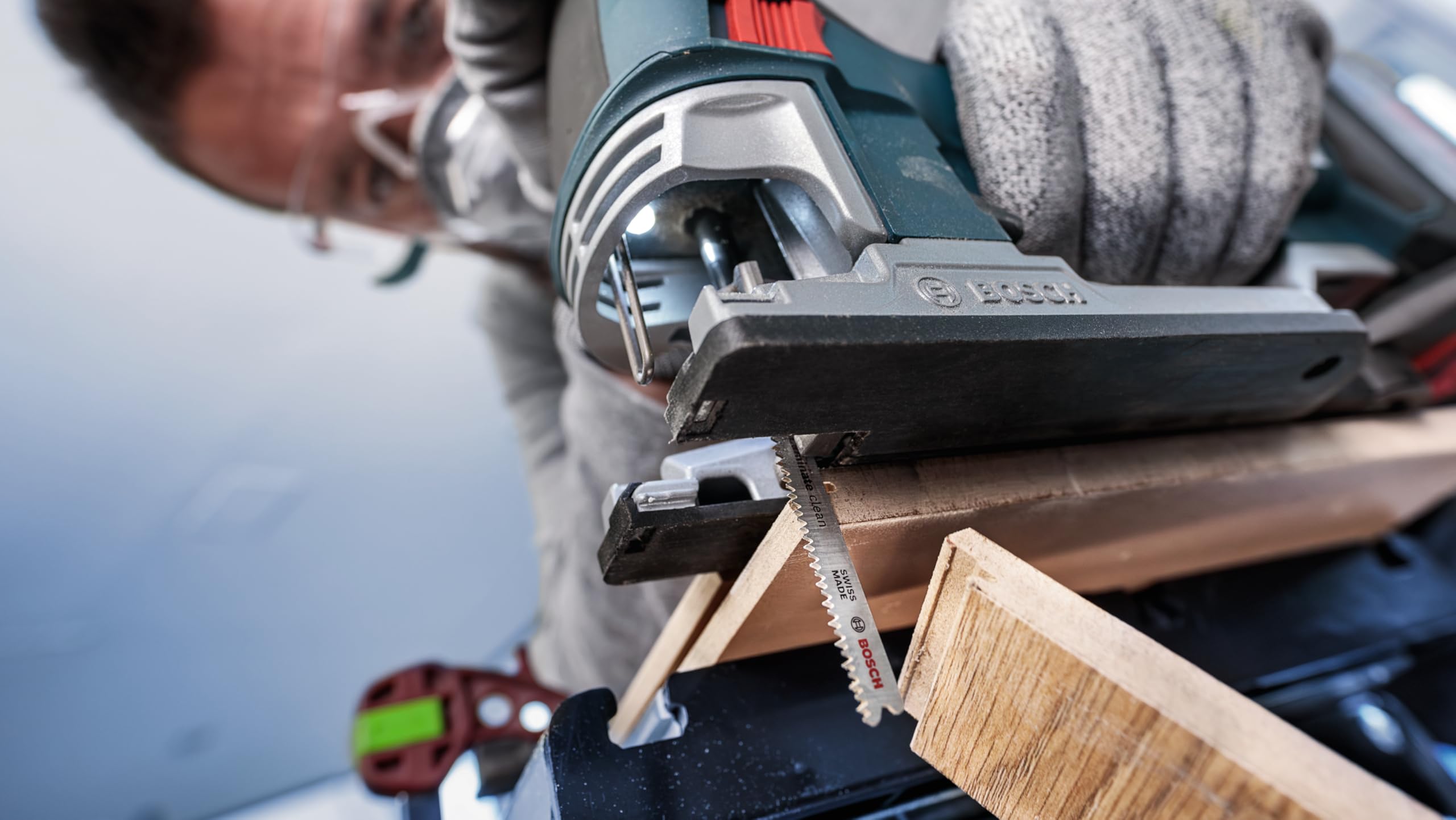 Bosch 2 x PRO Laminate clean T101BIF dekupaj testere bıçağı (parke, kompakt laminat vinil, PVC, uzunluk 83 mm, profesyonel aksesuar dekupaj testere)