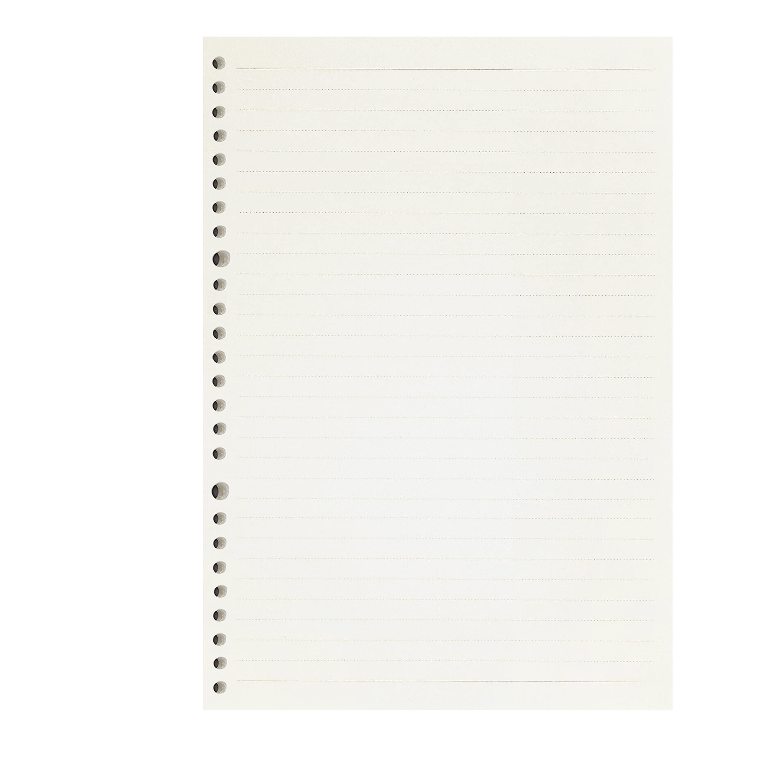 Zelten Loose Leaf Punched Paper Refills Paper for 6 Hole Binder Personal Organizer Diary Notebook Refillable Planner (Lined,B5/26 Hole) - Image 2