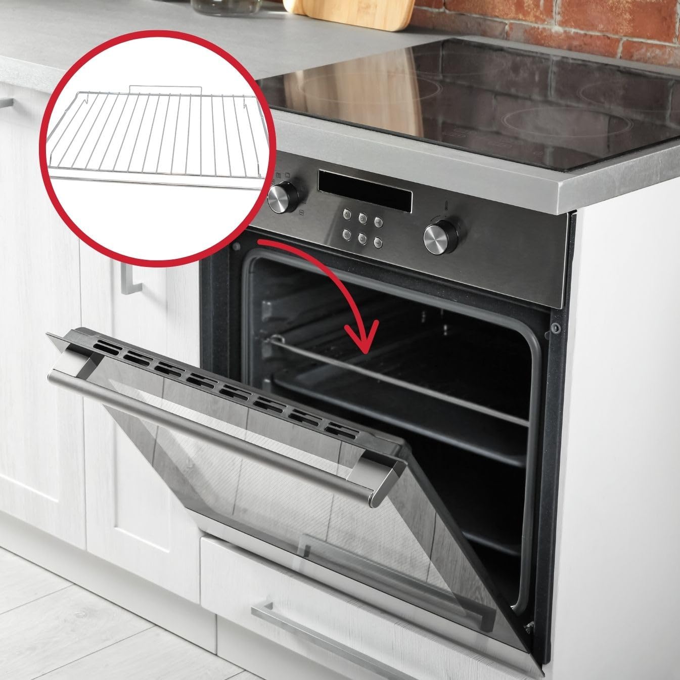 SOS Accessoire Grille 478.5 x 365 mm pour Four, cuisinière 481010828296, C00526696 ARISTON HOTPOINT, BAUKNECHT, CYLINDA, FRANKE, IGNIS, IKEA WHIRLPOO