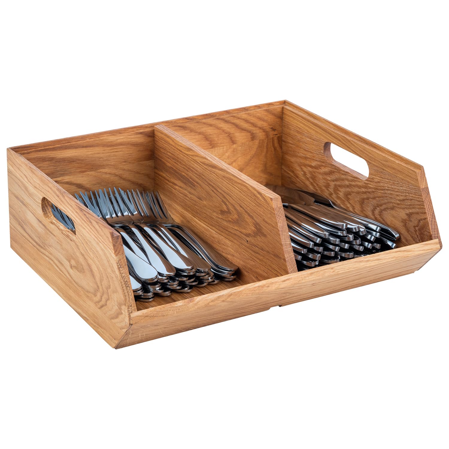 APS 11729 Buffet Box, 35 x 31 cm, H: 12,5 cm Eichenholz, geölt