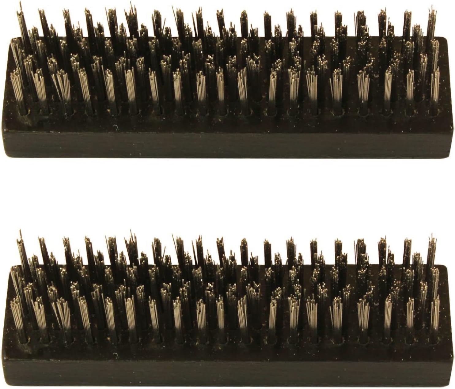 MotoGroupBlack Hand-Held Stainless Steel Wire Brushes Will Not Rust Ready to BBQ & Cookout 2 Pack