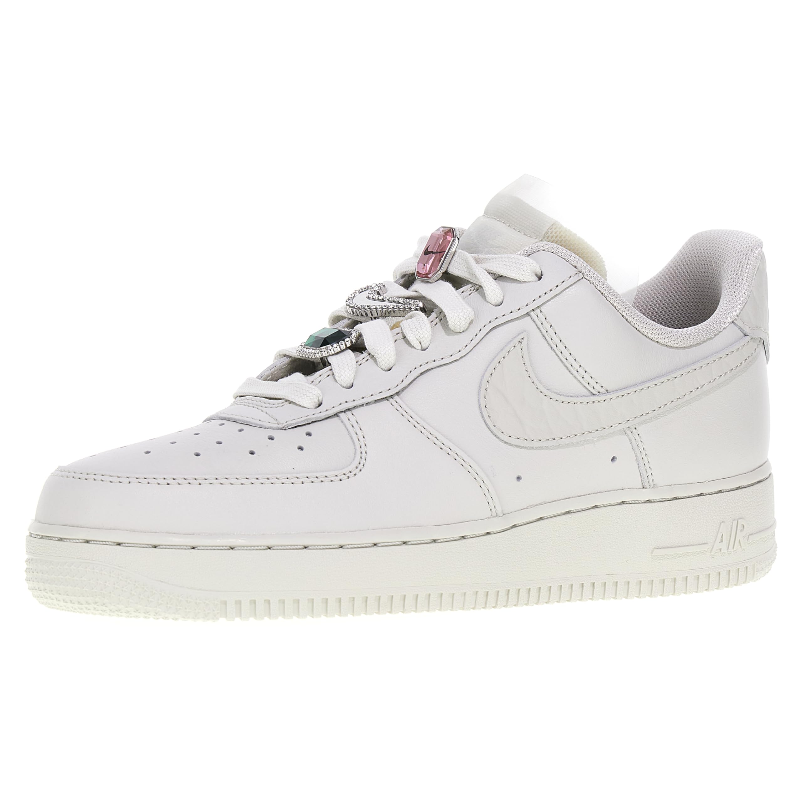 Nike Air Force 1 Low Premium mens Sneaker 40 EU Light Bone Light Bone Kelly Green