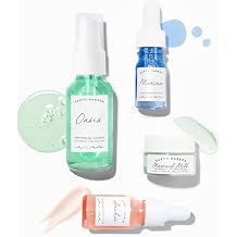 Sunrise to Sunset Mini Skincare Set - Vegan 4-Step Kit with Cleanser, Bio-Retinol Serum, Brightening Ampoule, and Glow Moisturizer