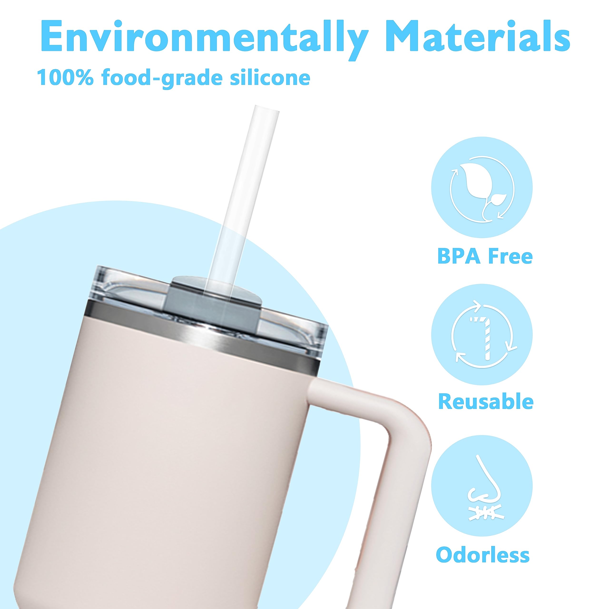 Amazon | 交換用ストロー Stanley Quencher H2.0対応 40&30オンス