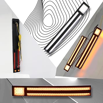 Switchback White/Amber LED Front Bumper Fog Light DRL/Turn Signal Light Feature Compatible with Toyota Land Cruiser 2024 2025 First Edition&Base, Prado 250 LC250 J250