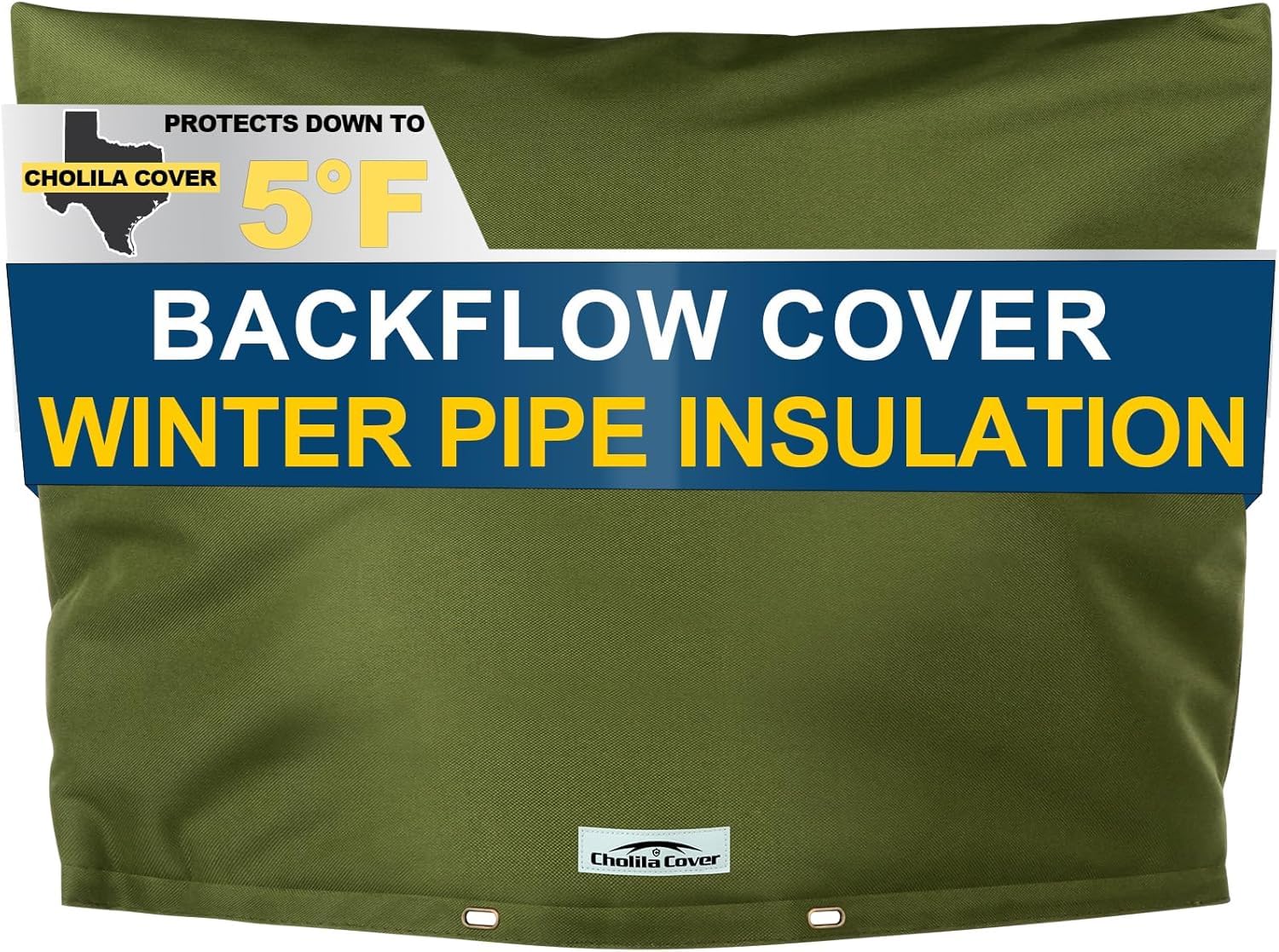 Photo 1 of Cholila Cover Insulated Backflow Preventer Cover - Green, 30" W x 24" H