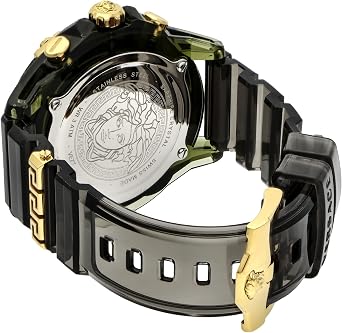 Versace Watch Icon Active VEZ700321 Khaki Dial Men's