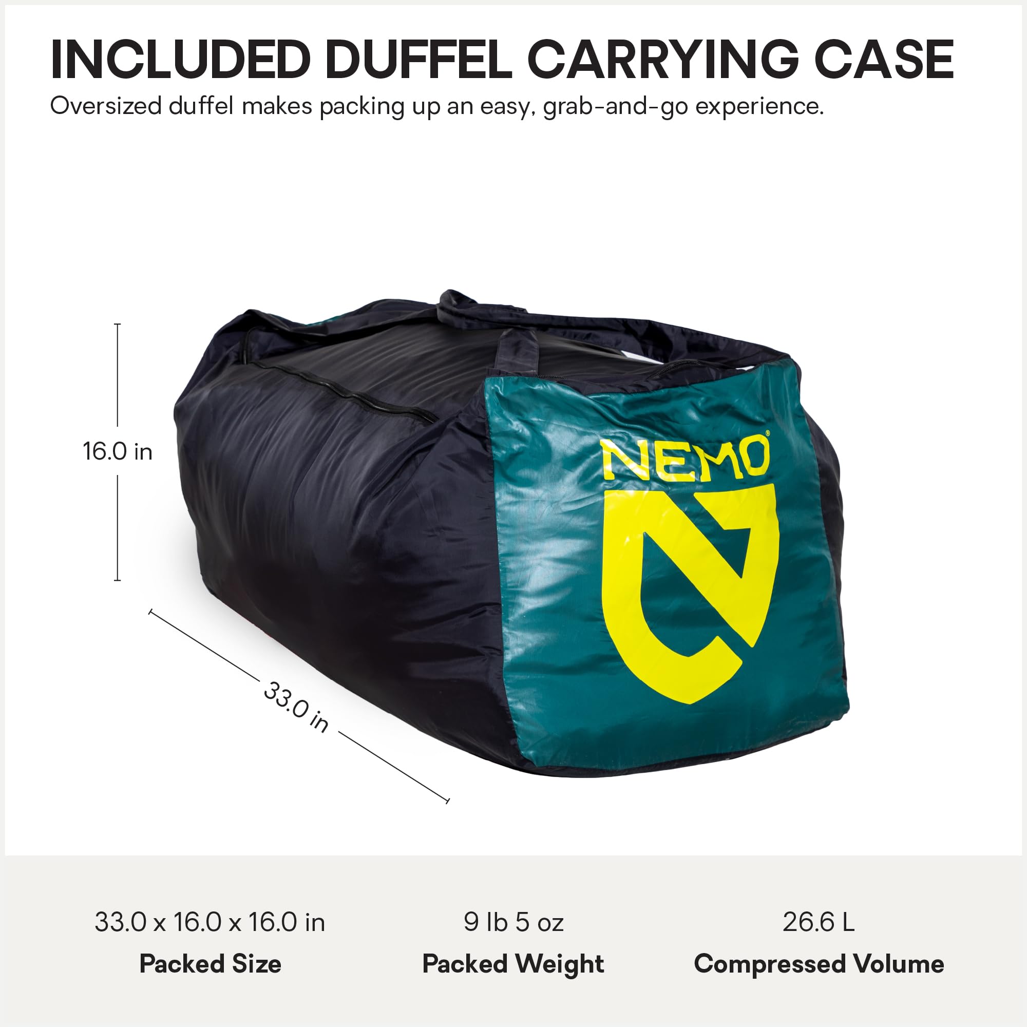 NEMO Jazz Sleeping Bag - Comfort Camping -3 NEMO Jazz Sleeping Bag - Comfort Camping -3