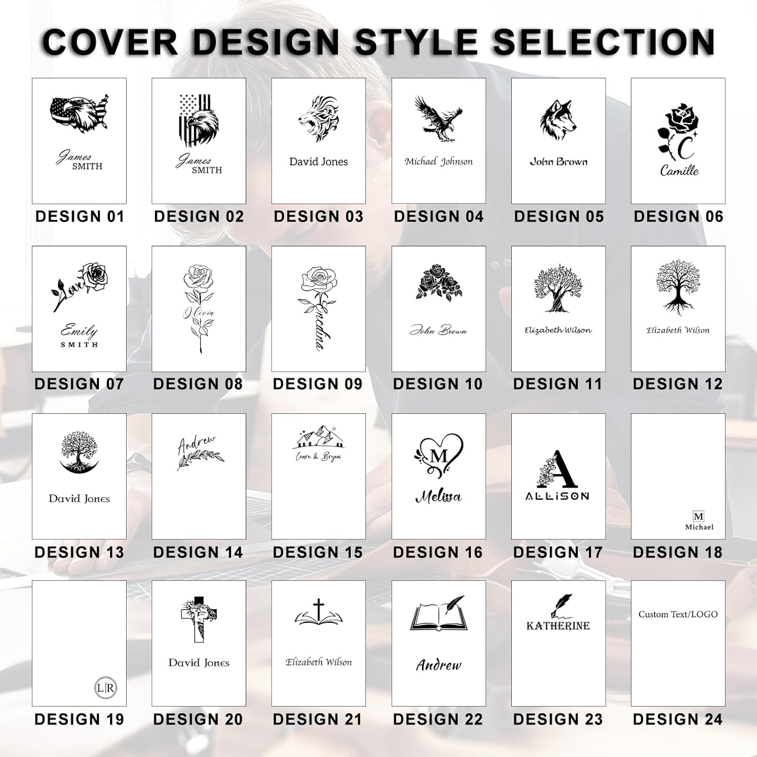 Personalized Leather Journal – 100% Genuine Leather, 24 Cover Designs, 5 Color Options, A5 Refillable Notebook for Men & Women, Ideal Customizable Gift for Business, College, Travel & Work - Image 4