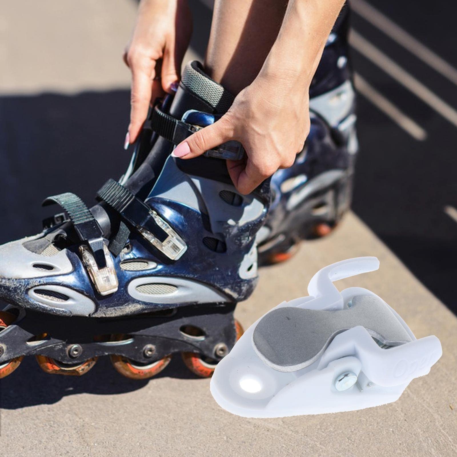 Skate-Riemenschnalle Verstellbar – Rollschuh-Verschlussclip Mit Band Und Schrauben