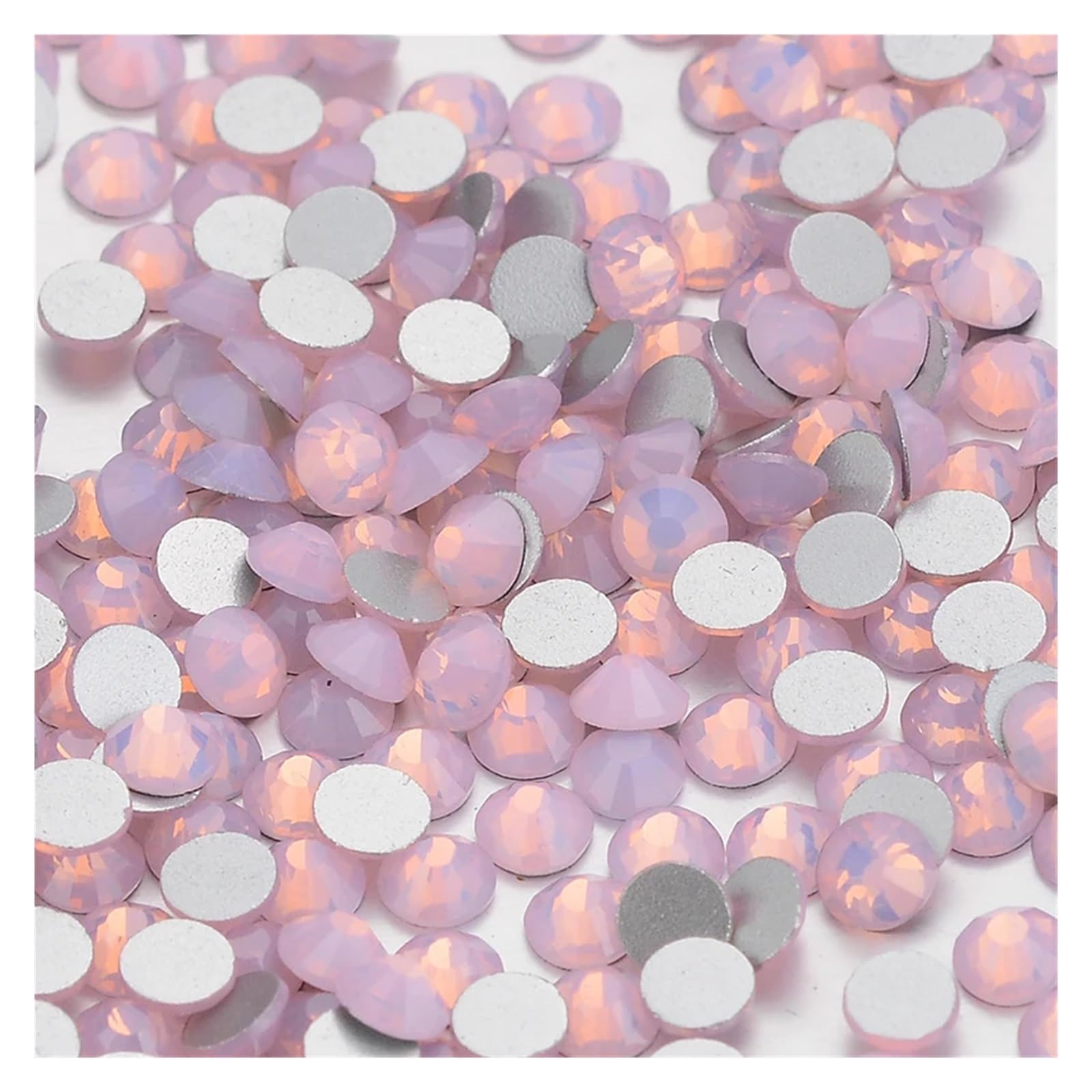 Strasssteine SS3-SS34 Flatback-Glas-Kleber auf Strasssteinen, nicht HotFix-Kristallsteine ​​für Nailart, Kleidungsstück, Stoffdekor(Blue,SS20 1440PCS)