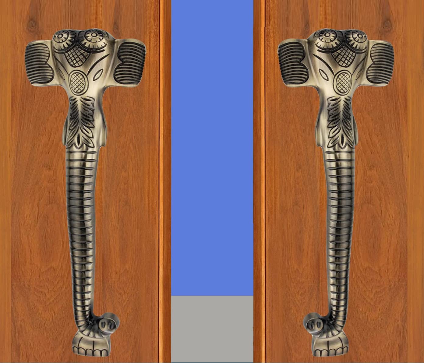 GHAR DWAR Aluminum Door Handles for Main Door Pull Handle Main Glass & Wooden Door Handle Pull & Push Handle Door Accessories Handle Home Décor Door Hardware Antique Brass (Pack of 2, Elephant) (B0BGSWK928) Amazon Price History, Amazon Price Tracker