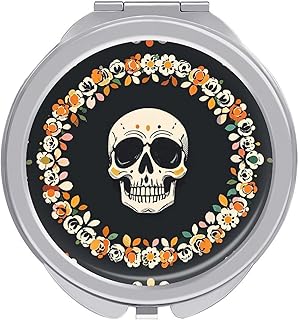 Espejo de maquillaje, una corona que rodea el...