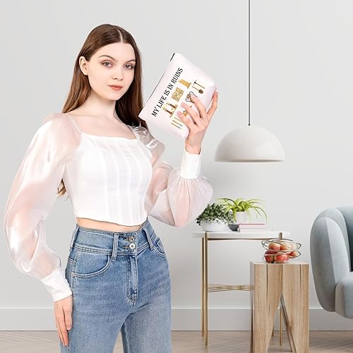 Miniatura 3 de BDPWSS Regalos de arqueología para mujeres, regalo de arqueólogo, My Life Is In Ruin, divertida bolsa con cremallera para estudiantes de