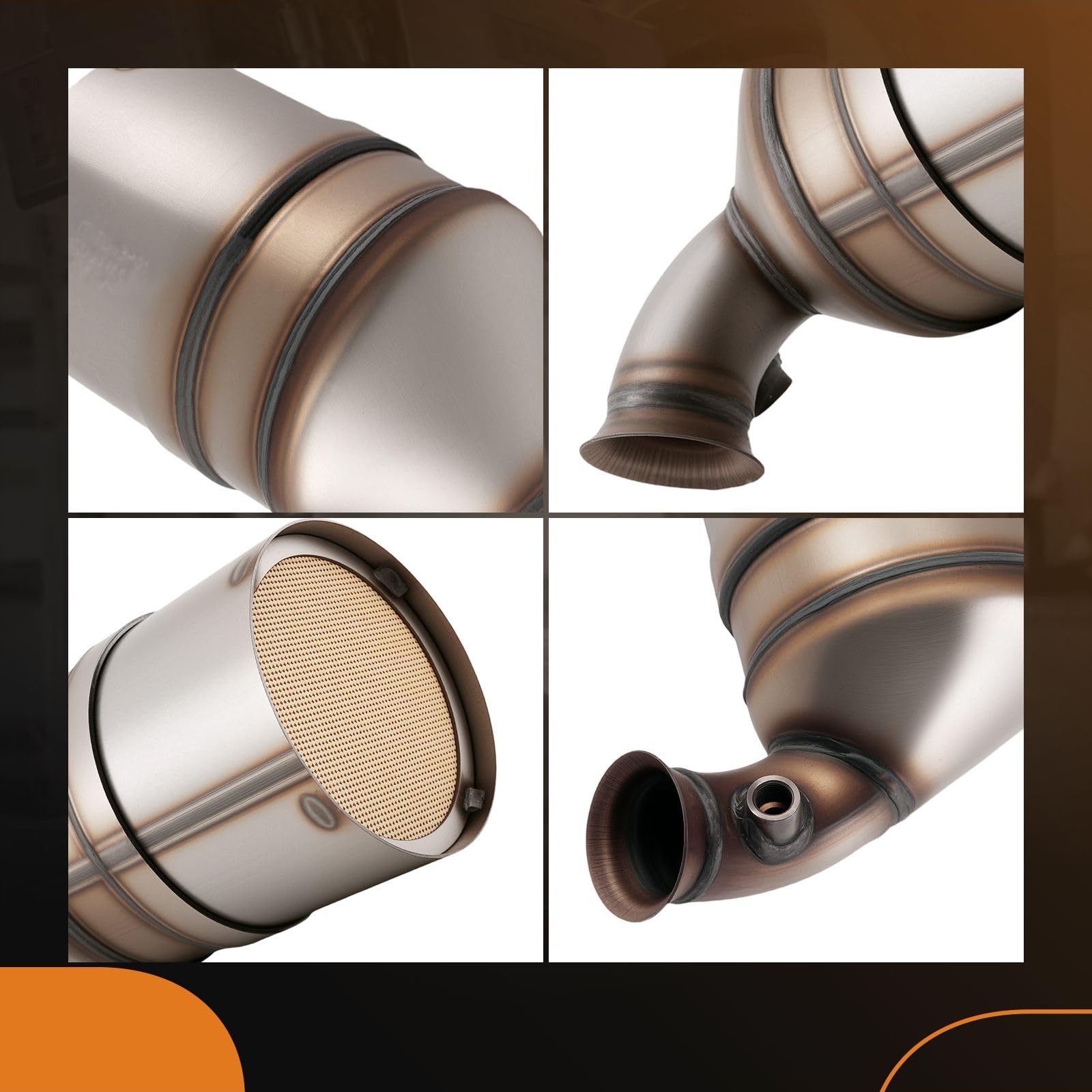 maXpeedingrods 1611322980 Filtro de partículas diésel DPF Diesel Compatible con Berlingo C2 C3 C4 C5 PEU-GEOT 206 207 307 308 Filtro de partículas de hollín 1611323780