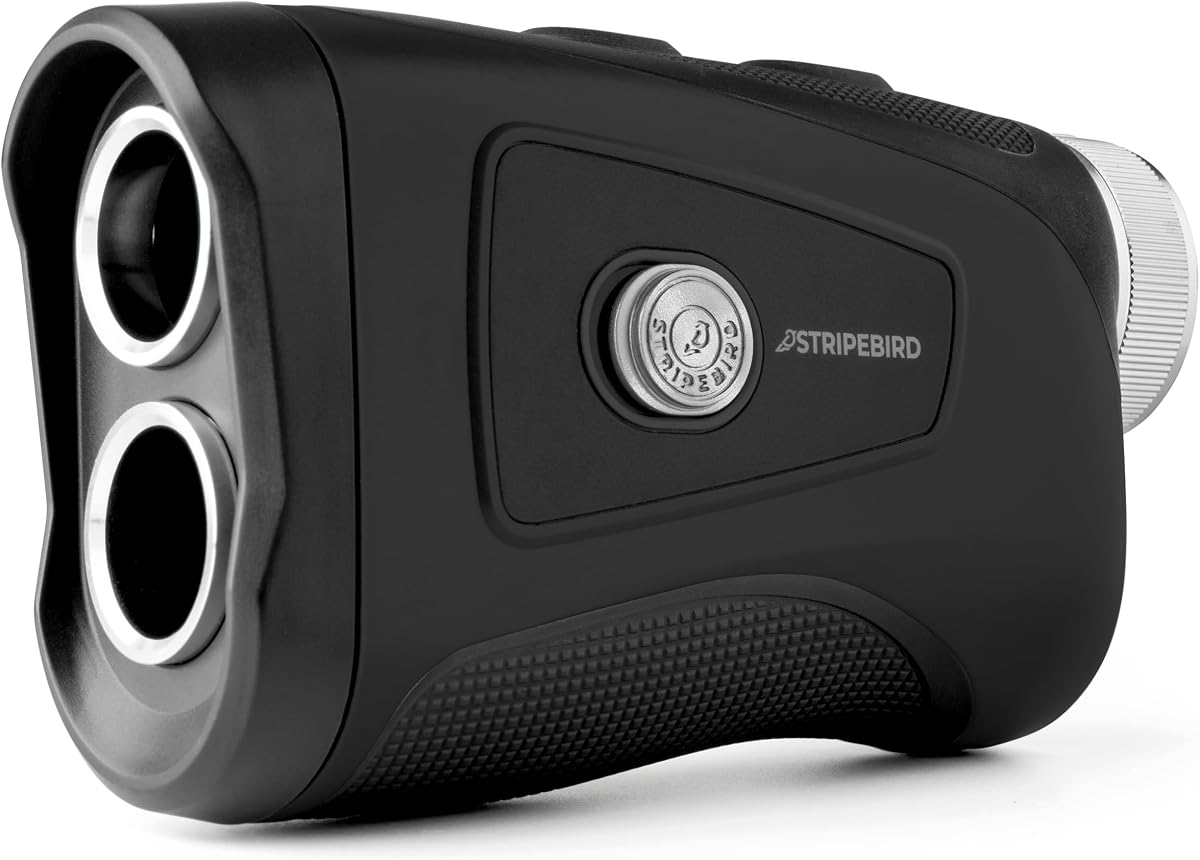 Pro Tour Golf Rangefinder with Slope - Range Finder Golf with Ultra-Strength Magnet - Laser Rangefinder with Slope Technology & Flag Pole Lock Vibration - Golf Range Finder