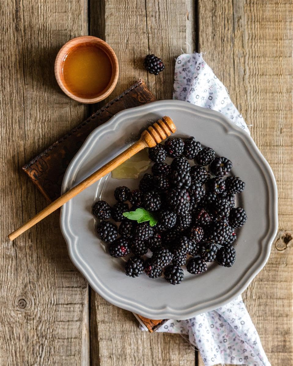 Caramanfruit Brombeeren-Frucht-Püree - 3x 1kg - süß-säuerliches Brombeer-Püree, frei von Farb- und Konservierungsstoffen, zur Herstellung von Sorbet, Früchtekuchen, Cupcakes