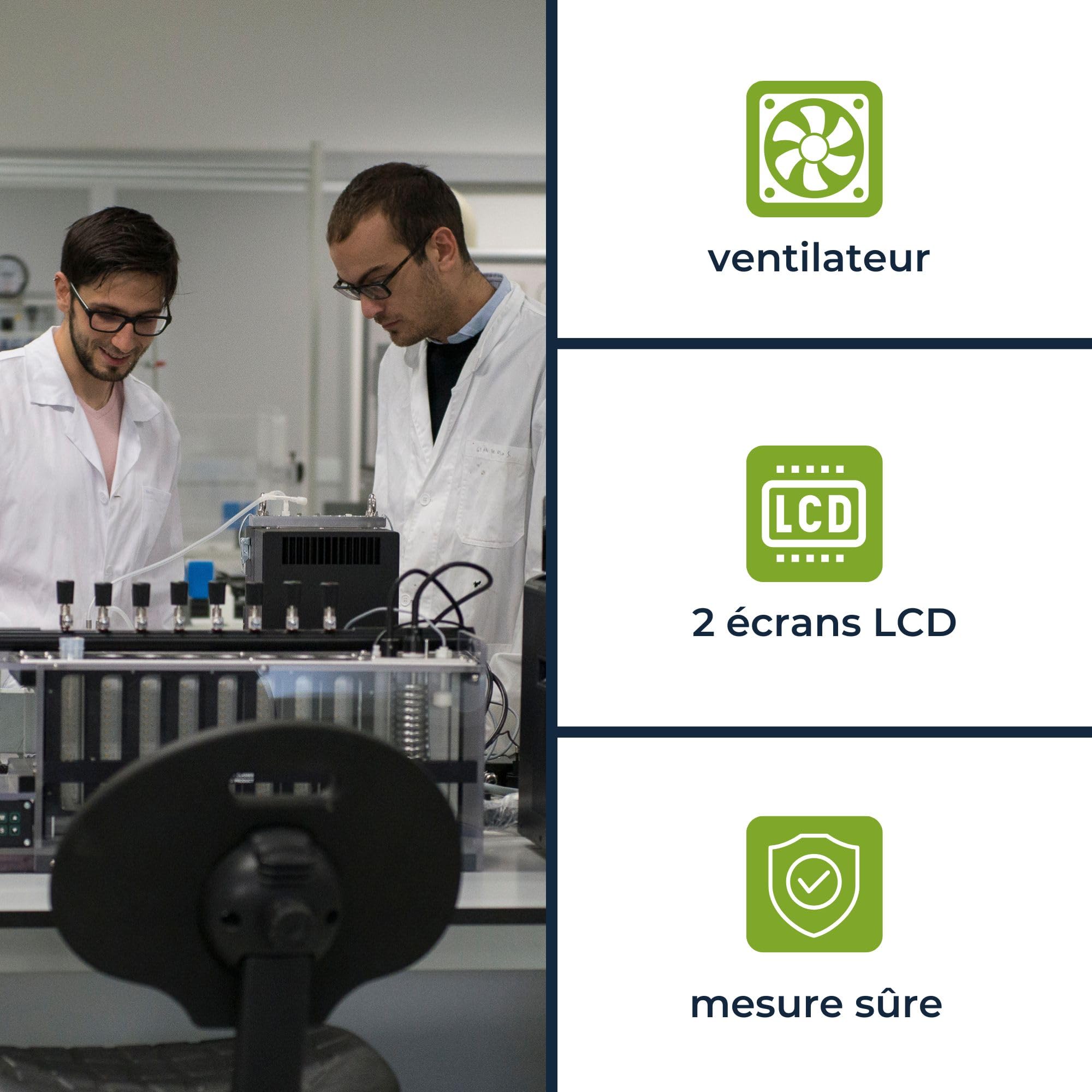Velleman Alimentation de Laboratoire, Alimentation labo, réglable, 0-30 VCC/0-10 A, limitation de Courant, Protection Contre Les Courts-Circuits, 2 x Affichage LCD à 3 Chiffres