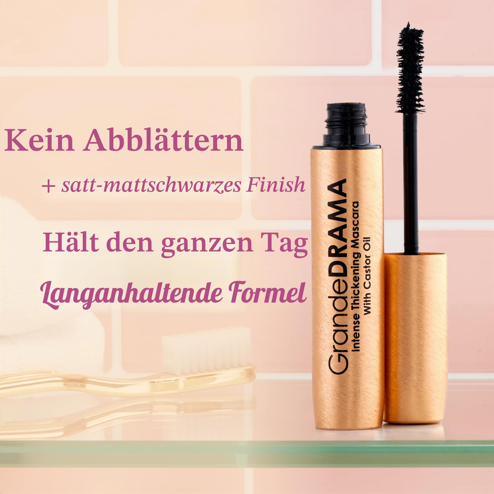 Grande Cosmetics Grandedrama Intense Thickening Mascara With Castor Oil