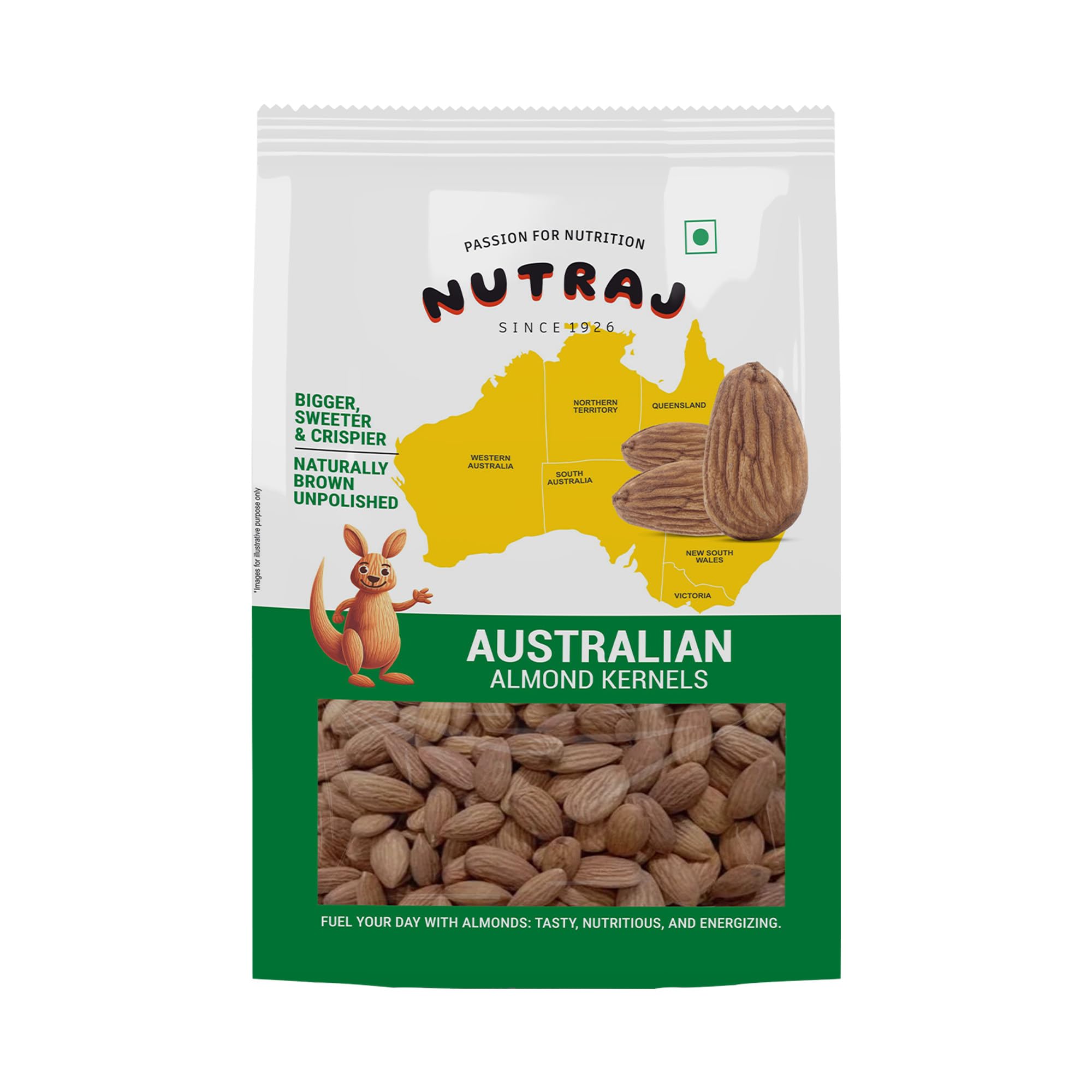 Nutraj Australian Almonds (Badam Giri) 1 kg Pouch - Whole | Dry Fruits and Nuts-image-42