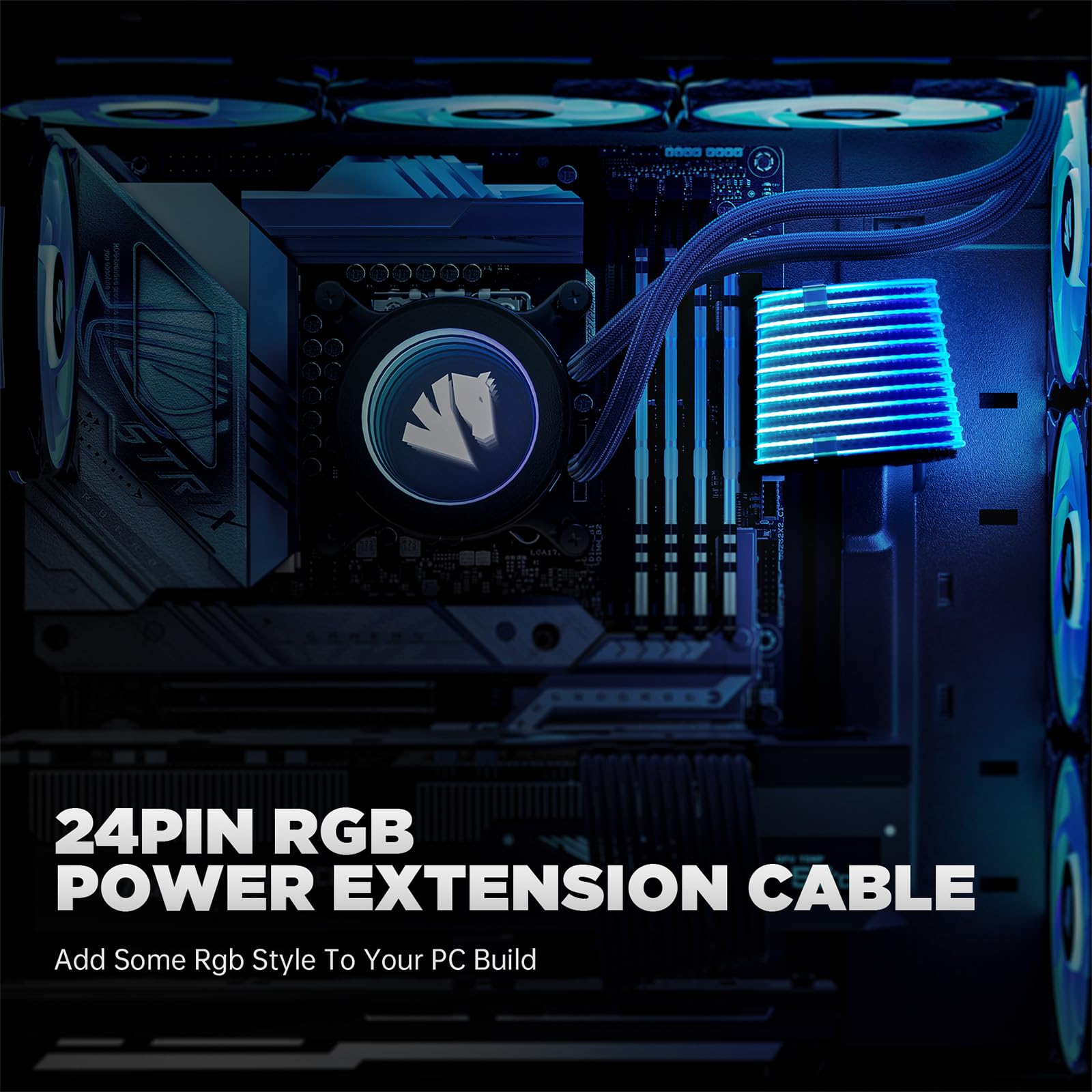 AsiaHorse Aktualisierung 16AWG Sleeved Cable Kit für PC/GPU/CPU, PSU