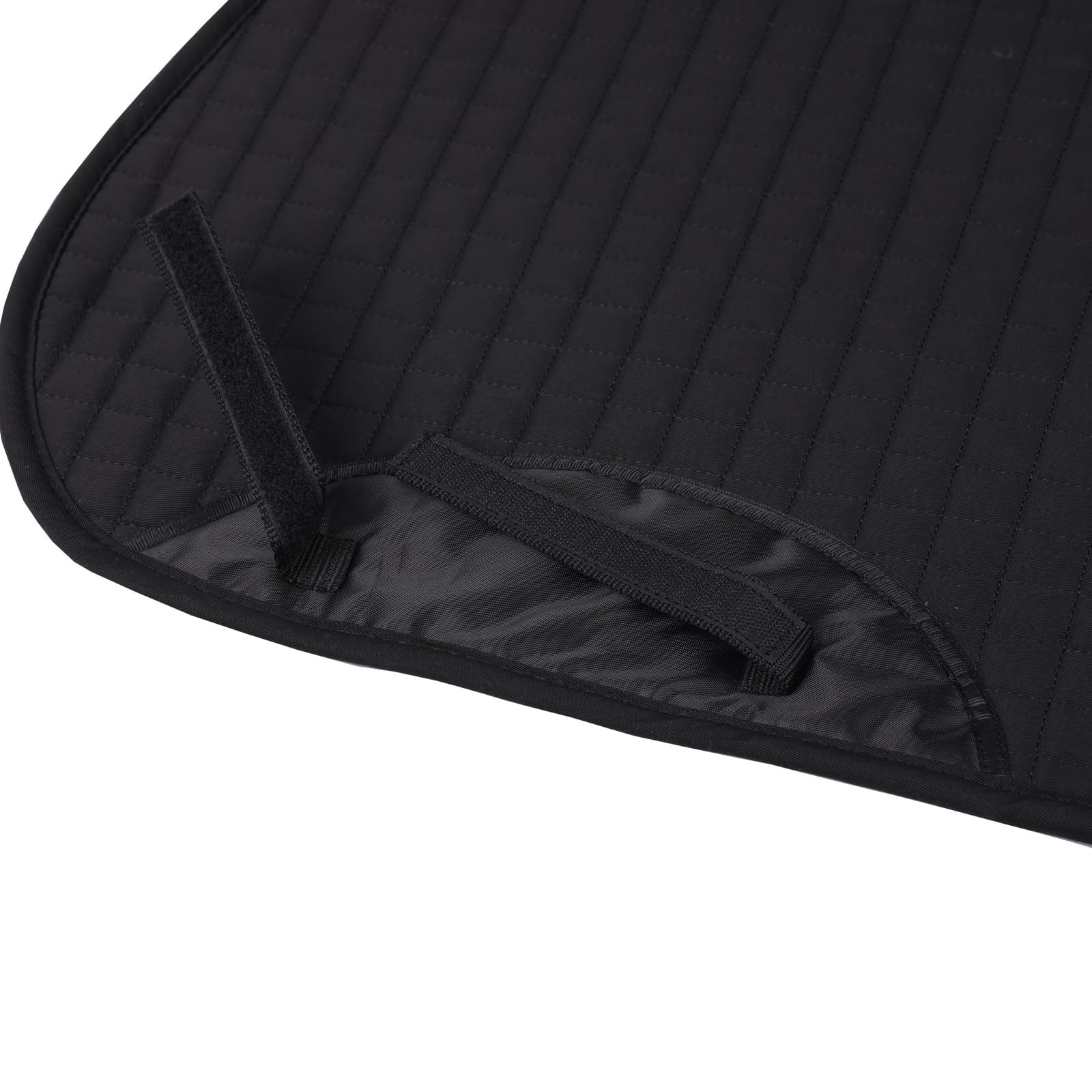 Tapis de selle de saut anglais GP universel en coton noir VSS