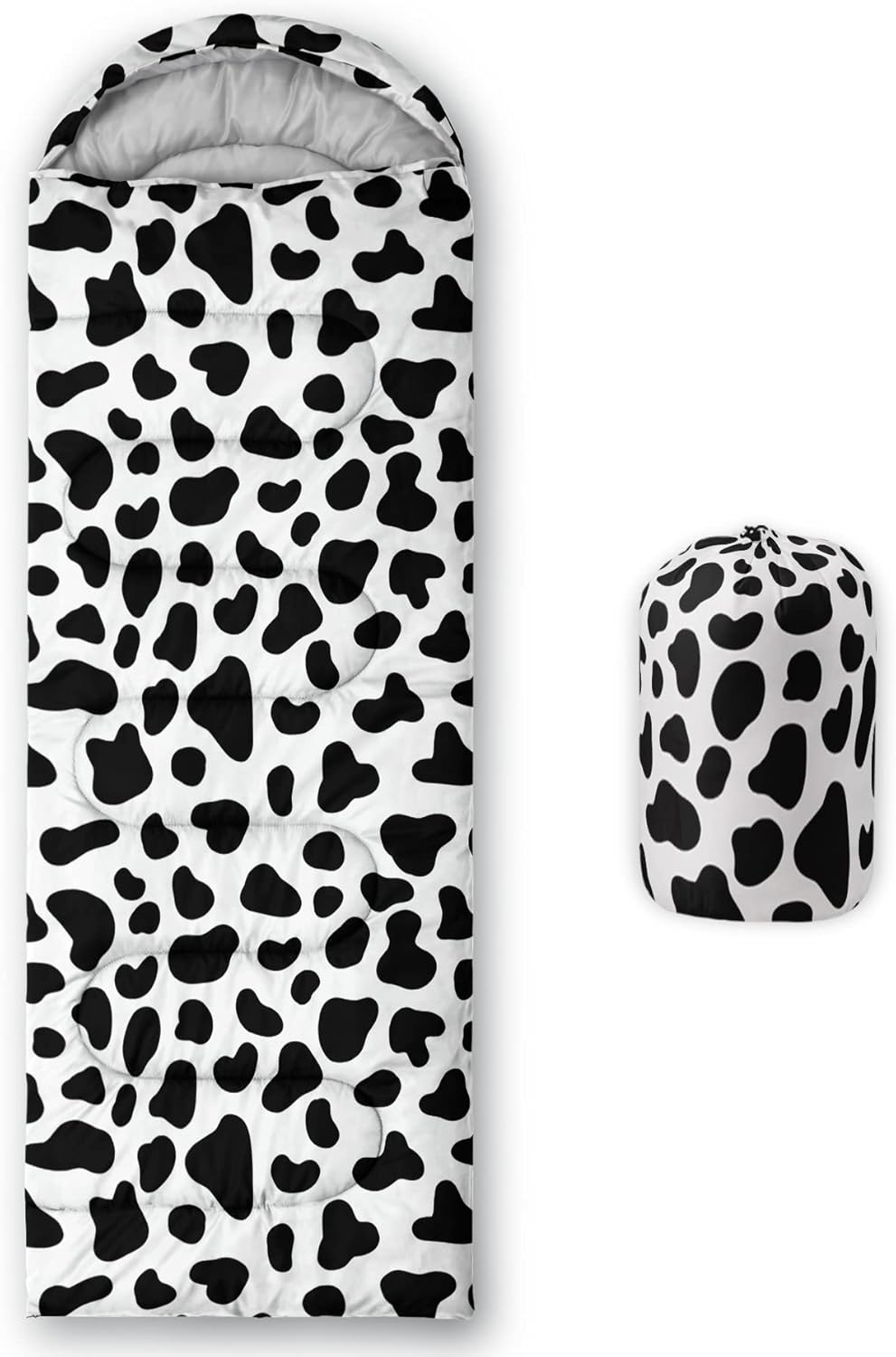 Camping Sleeping Bags,3 Season Warm & Cool Weather,Lightweight,Waterproof Sleeping Bags for Adults & Kids,Traveling,and Outdoors,Camping Gear Equipment Animal Pattern 1 Standard