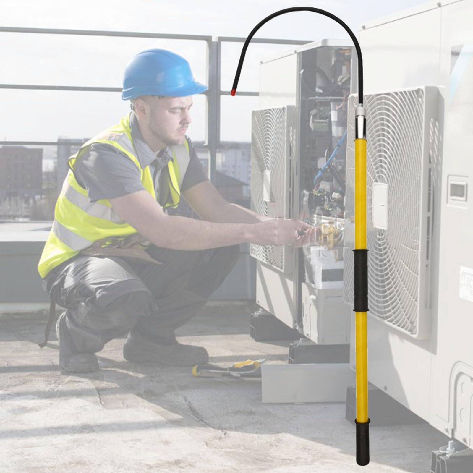 Perche de sauvetage isolée haute tension 10kV à 110kV pour électricien