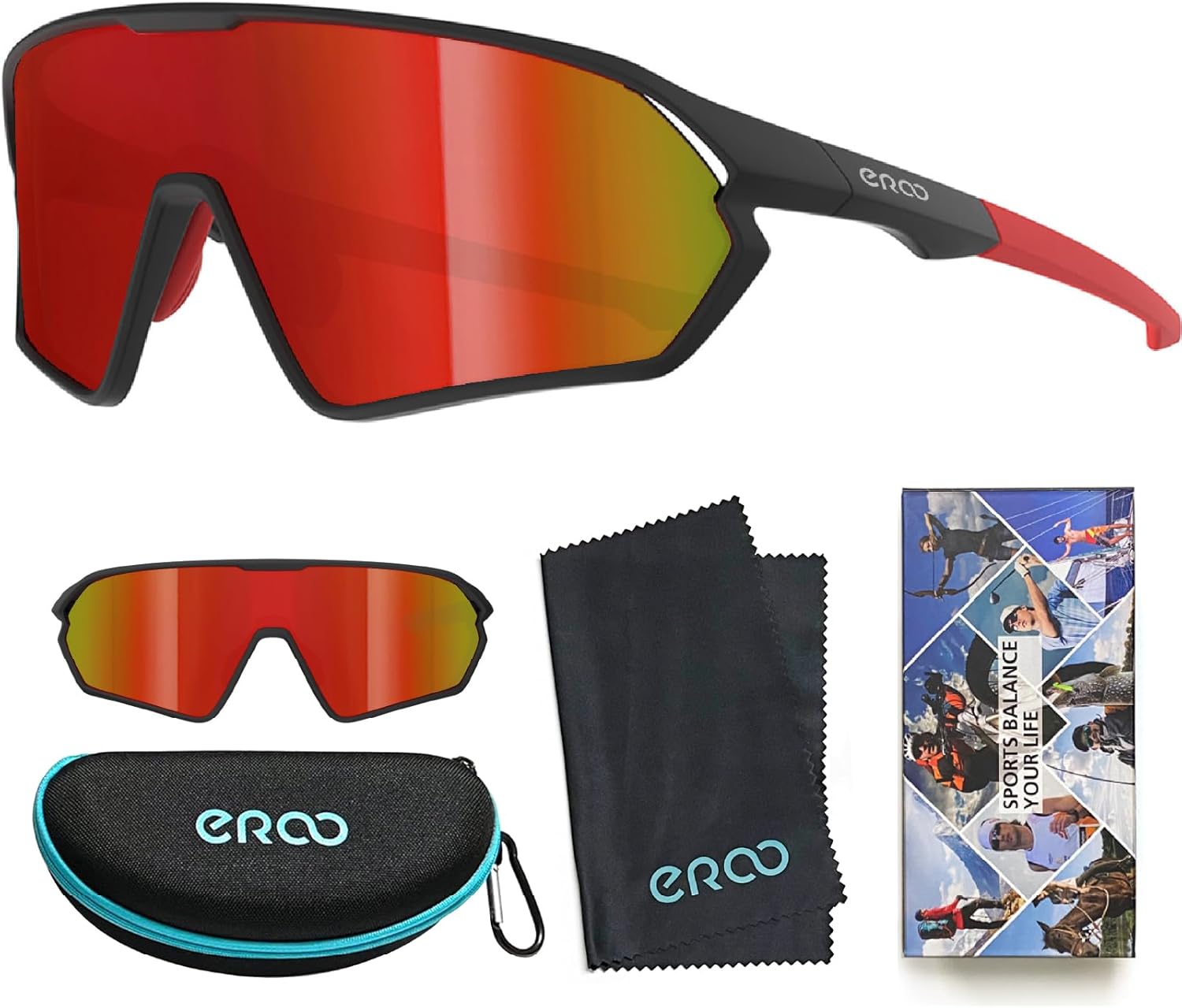 Youth Baseball Shield Polarized Sunglasses Kids Boys Girls Women 1206 Cycling Softball Lightweight Sports Shades Padel - Image 8