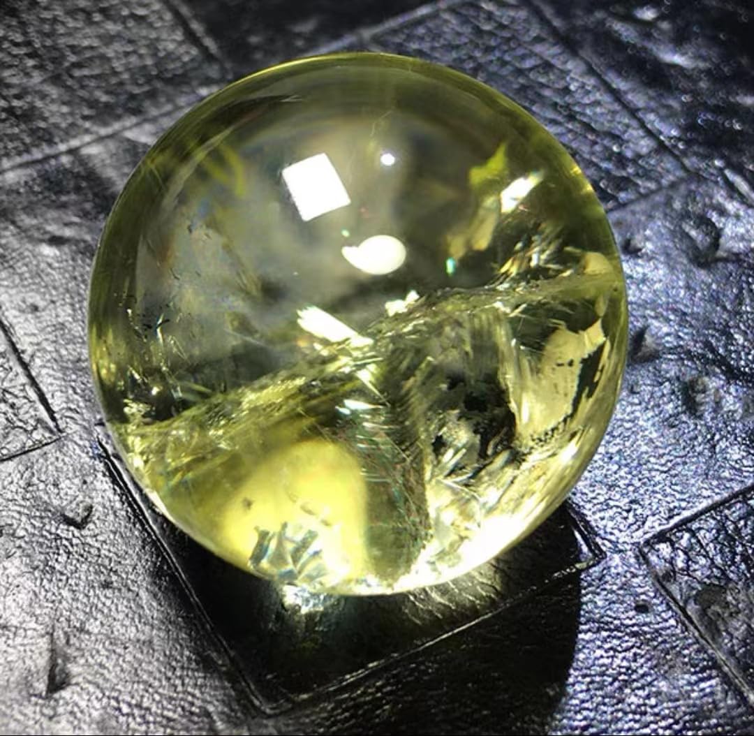 Amazon.co.jp: シトリン 丸玉 Citrine 黄水晶 シトリン 原石 厄除け