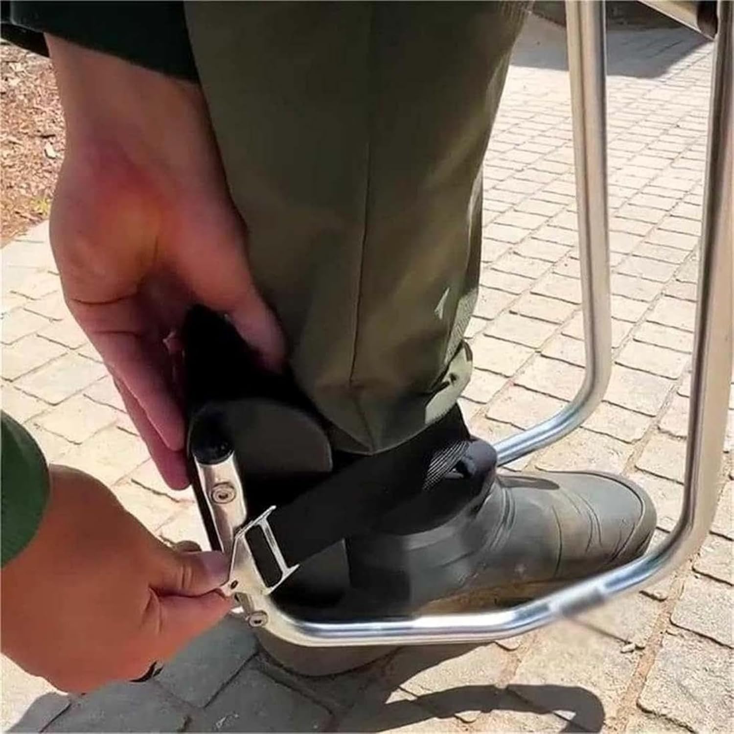 Garden Kneeler, Knee Seat for Gardening Garden One Leg, Knee Seat Kneeling Knee Brace Seat, Gardening Knee Seat Portable Labor-Saving Tools for Farm Work(1 PS)