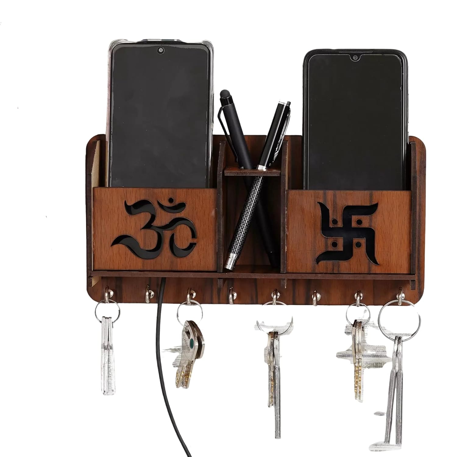 Solander Wall Stylish Design with Pen and Key Holder Stand and Phone ...