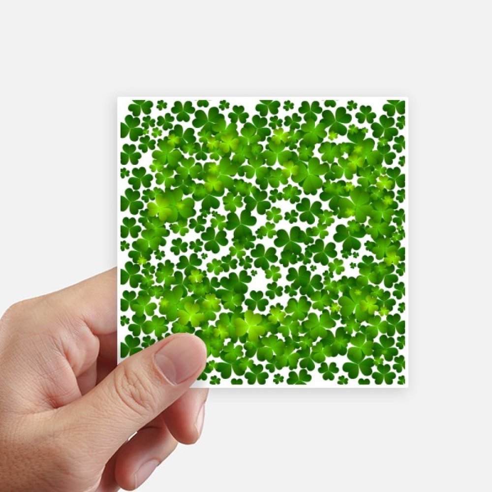 Autocollant St.Patrick's Day 10cm anti-rayures pour personnaliser valise et pc portable