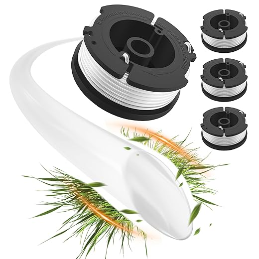 GreatBuddy 3-Pack AF-100 Weed Eater Spool Compatible with Black Decker String Trimmers, 30ft, 0.065-Inch